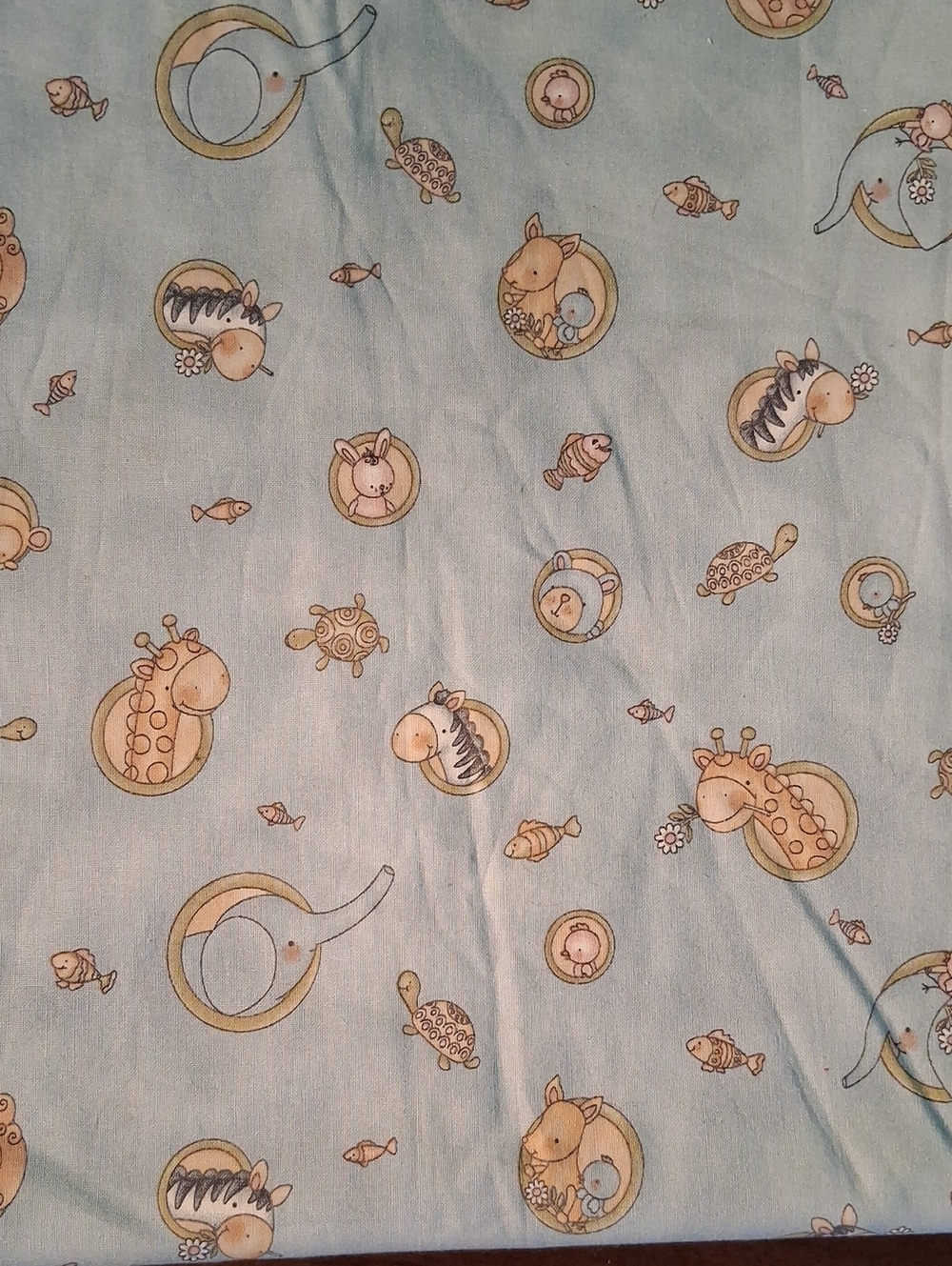 Baby Small Pets Patterned  Fabric - Cotton 3116